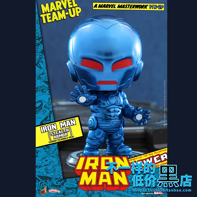 COSB906 HOTTOYS 《漫威漫画 》钢铁侠潜行装甲COSBABY 迷你人偶