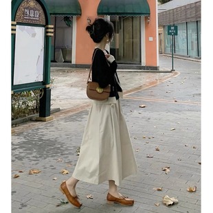 小香风盐系穿搭御姐轻熟今年流行针织开衫半身裙子三件套装女秋装