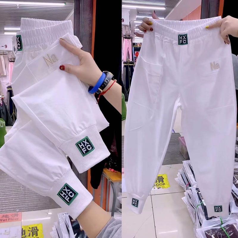 高腰百搭其她九分直销休闲裤