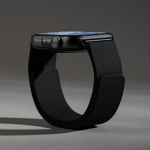 适用华为Fit5表带荔枝纹硅胶磁吸watchfit5pro简约男女fit4/3运动