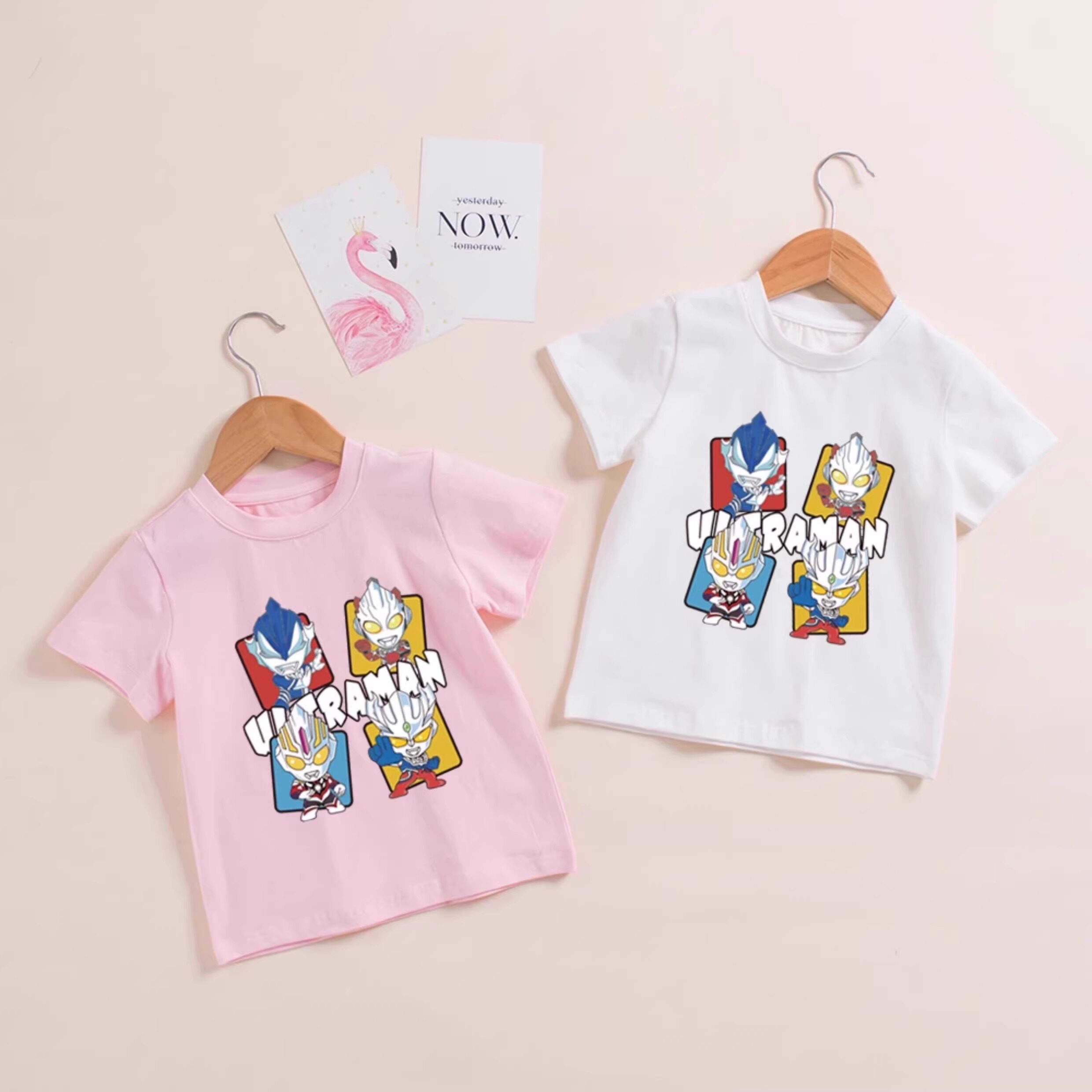 儿童夏季短袖t恤男孩帅气奥特曼衣服女宝宝纯棉半袖上衣超人T恤夏