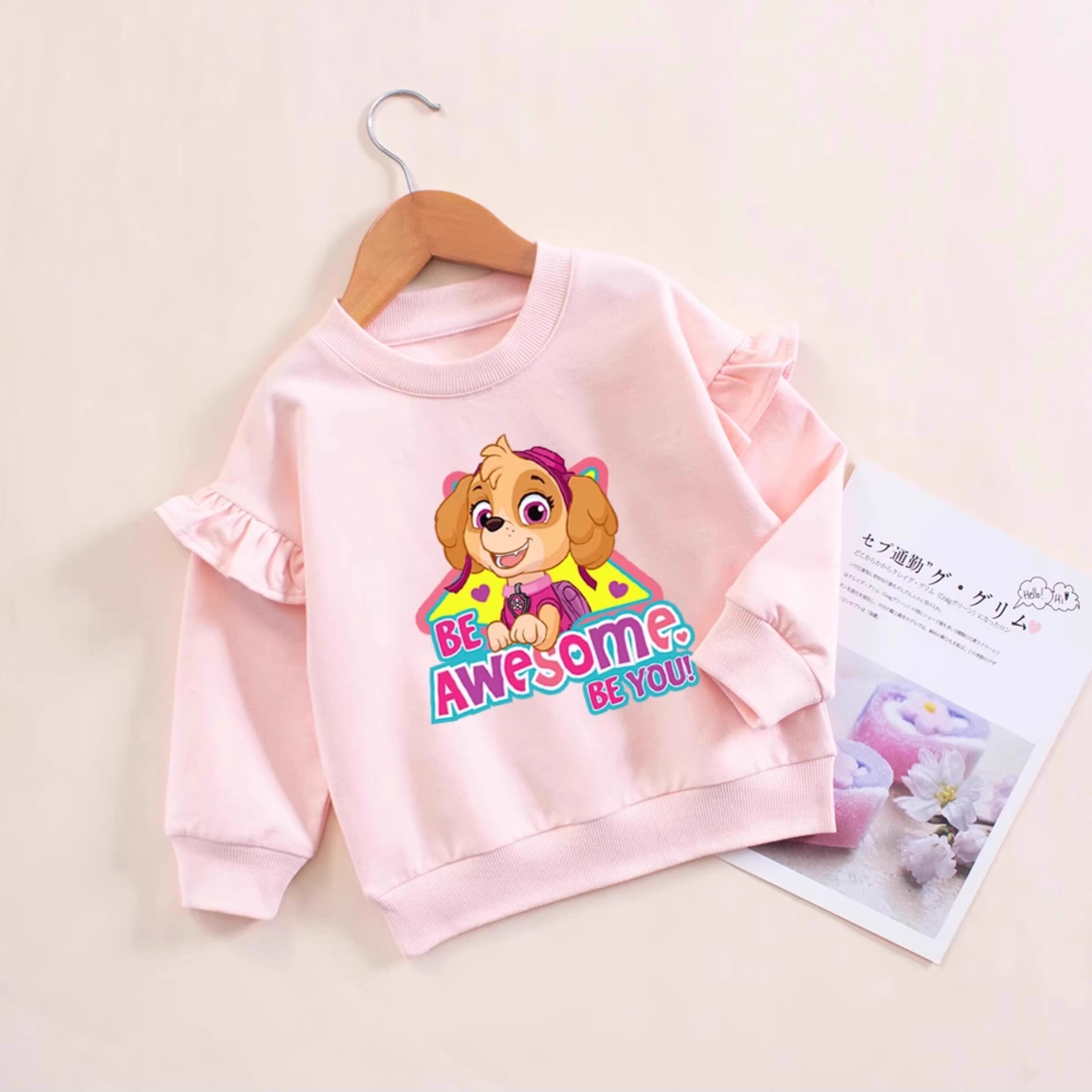 女童春秋纯棉汪汪队小狗卫衣