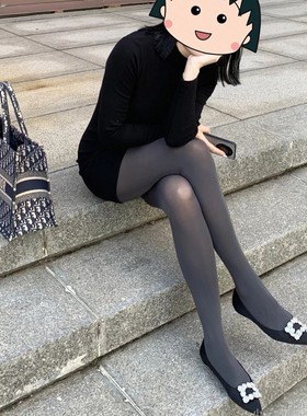 出口80D天鹅绒春秋打底袜细腻哑光显瘦灰色咖色肉色藏青黑连裤袜