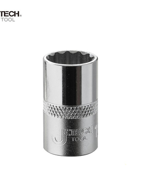 Jetech捷科工具套头梅花套筒大飞扳手配件十二角头子1/2寸花形