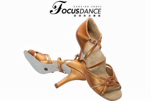 FocusDance香港焦点舞鞋女成人中国首创加足弓拉丁鞋超稳专业国标