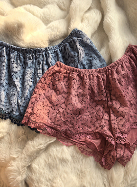 家居裤 欧美外贸蕾丝超短睡裤 少女性感短裤女