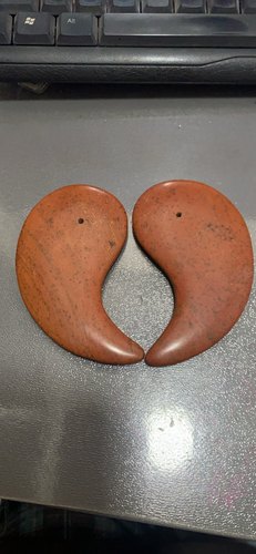 泗滨红砭石刮板面板身体美容刮痧板全身通用脸部面部刮痧太极板