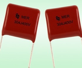 正品 聚酯薄膜电容器 直插 CBB21 304J 400V 脚距P=15mm