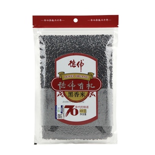 德伟有机黑香米400g东北五谷杂粮粗粮饭熬煮粥营养小米黑米粥新米
