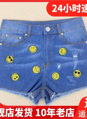 ELLE夏季裤子韩版儿童女大童实拍无模特加厚牛仔裤TS50573