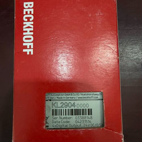 倍福BECKHOFF模块KL2904，4路数字输出，24V--议价商品
