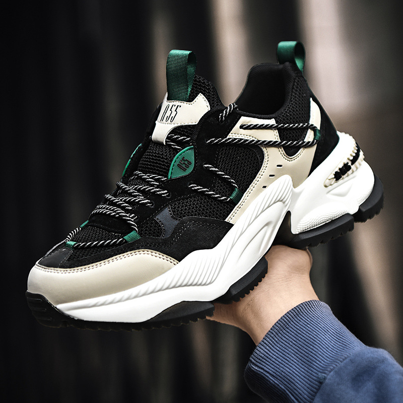 秋季新款炸街老爹鞋运动鞋男 厚底潮男鞋休闲跑鞋ins热卖