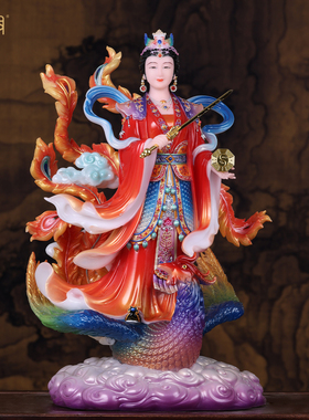九天玄女汉白玉佛堂供奉像