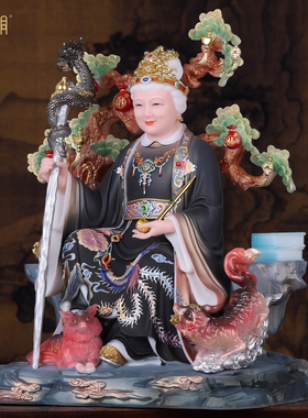 铁刹山黑妈妈佛像供奉摆件