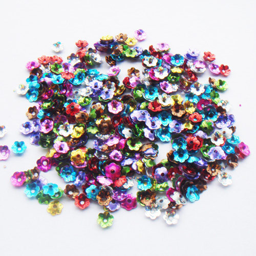 花形镭射亮片 立体亮片 6mm亮片 珠片 diy服装辅料 鞋服美容配件