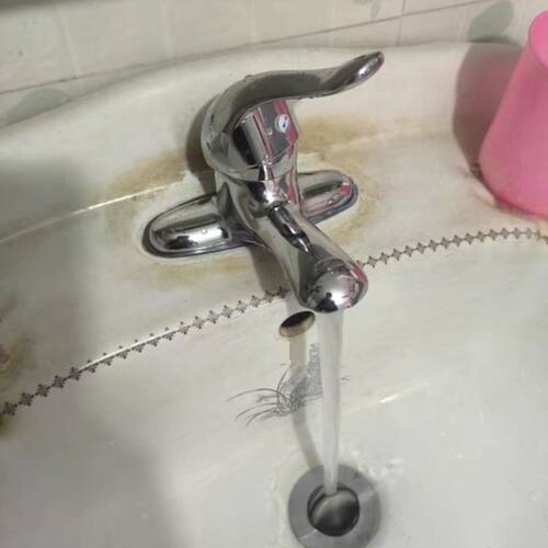 铜双孔面盆水龙头三孔洗脸盆双联式冷热水龙头扳手式开启混水龙.