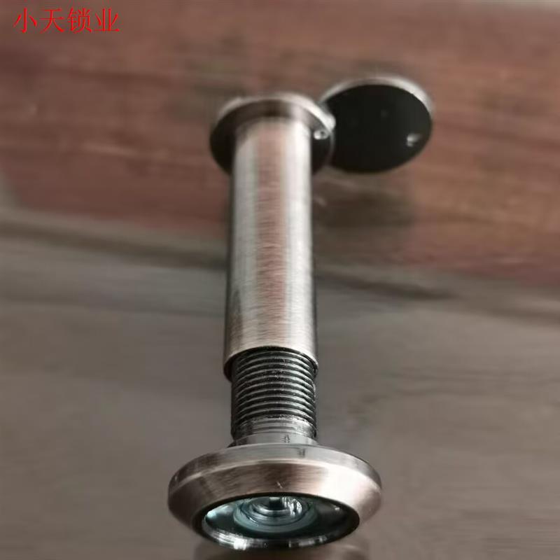 304不锈钢猫眼门镜玻璃高清广角通用防盗门老式家用防撬可视监.