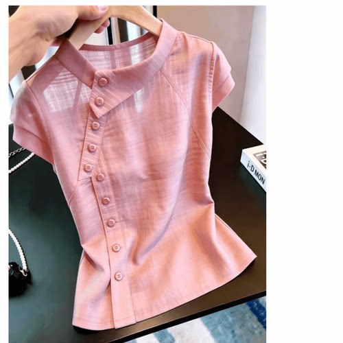 法式设计感小众独特漂亮超好看衬衫女2026新款夏季时尚百搭上衣潮
