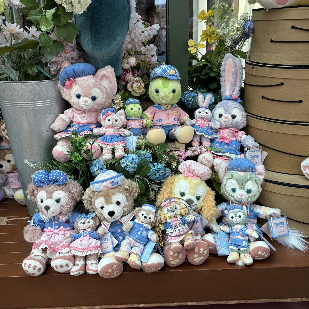 香港迪士尼春日2025星黛露玫玫贝儿达菲饼饼甜美探索SS公仔挂件