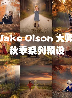 大师Jake Olson （杰克.奥尔森）的秋季系列Lightroom 预设，20款