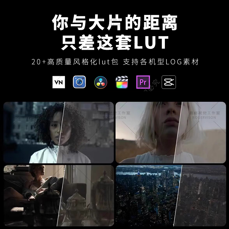 电影感旅拍自然风景滤镜LUT胶片2383索尼富士 大疆 佳能apple log