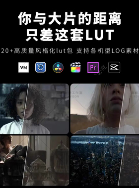 电影感旅拍自然风景滤镜LUT胶片2383索尼富士 大疆 佳能apple log