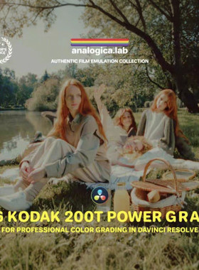 analogica.lab Super16 KODAK 200T PowerGrade 达芬奇胶片真