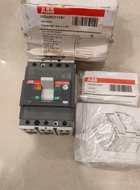 ABB断路器1SDA053111R1 SACET2N160 3P 1.6A T2N160 MF1.6/21 FF
