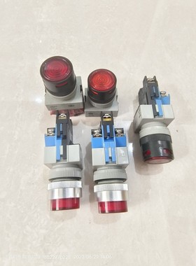 IDEC和泉红色凸头按钮自复开关ALW NO HW-C10/NC HW-C01带TW-DA1