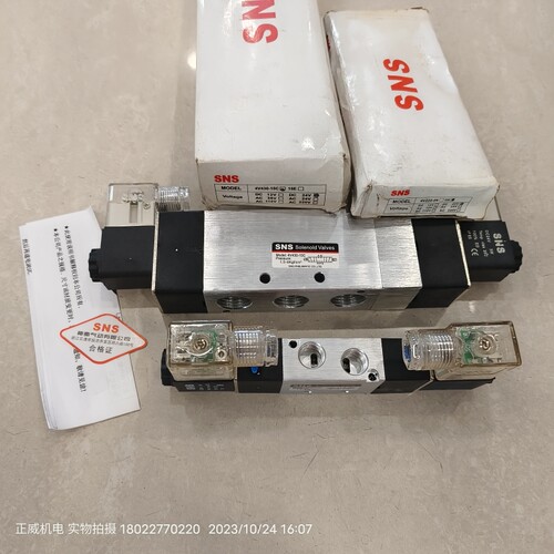 SNS电磁阀4V430-15C DC24V/4V220-08 DC24V