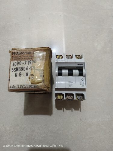西门子断路器NG6A  3P 6A