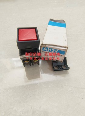 红色方形双触头复位按钮AH22-F带触点AHX290  AHX291 AH22SFR11
