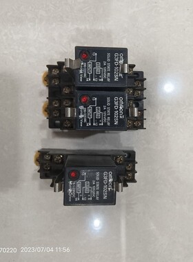 日本OMRON欧姆龙继电器G3FD-102SN带底座MAX.7A250V