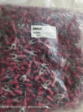 DNUA绝缘端子电梯用SV1.25-4S 1000个/包 现货8包