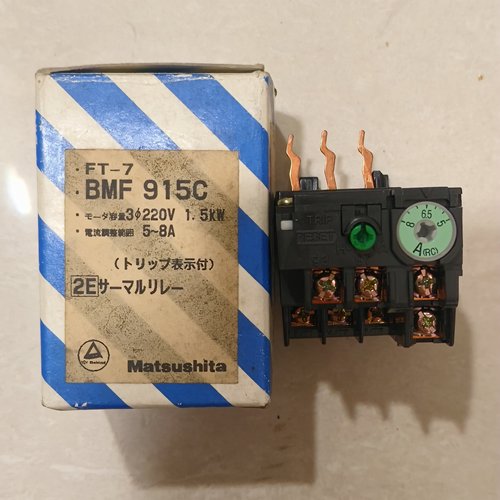 日本产热继电器FT-7 5-8A 1.5kw BMF915C配套FC-7接触器