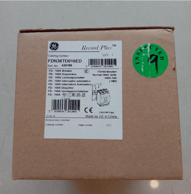 Record Plus美国通用GE塑壳断路器FDN36TD016ED 3P 16A FD160