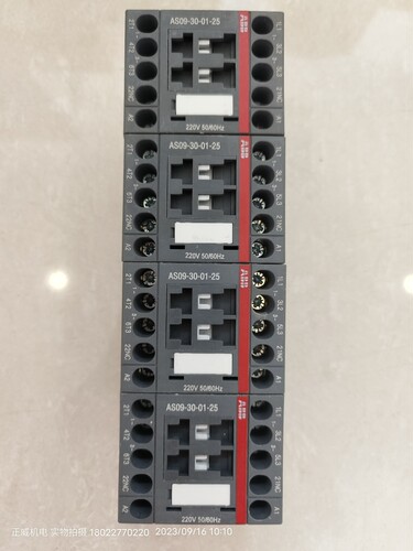 ABB接触器AS09-30-01-25 220V小体积替代LC1K0901M7