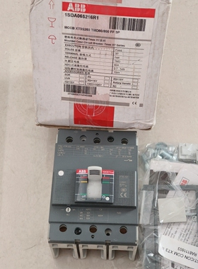 断路器订货号1SDA068216R1型号MCCB XT3S250 TMD80/800 FF 3P 80A