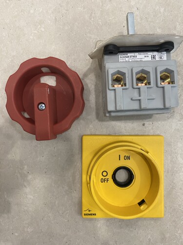 SIEMENS西门子万能转换开关3LD2504-0TK53 3P 63A改CE标准无包装