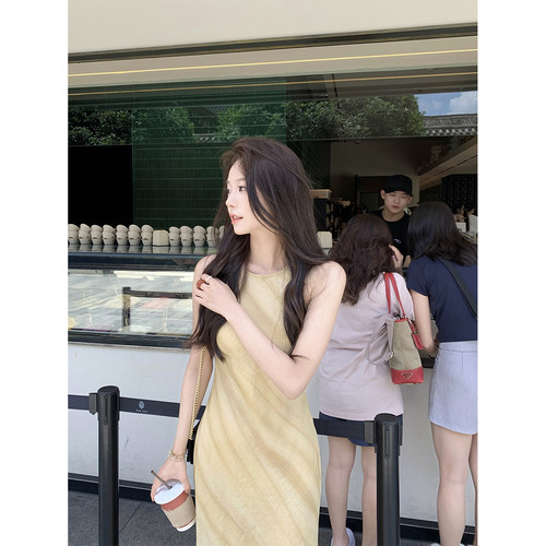 【TKIKI】天丝重工连衣裙女 小众高级感斜裁长裙谁穿谁惊艳裙子