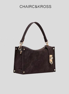 CHAIRC&KROSS琥珀流光通勤百搭单肩斜挎手拎经典复古盒子手机包女