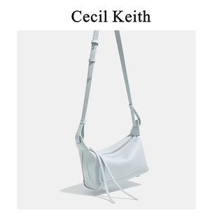cecil&lKeith2025春新款风筝包女腋下小拎包通勤单肩斜挎饺子包女