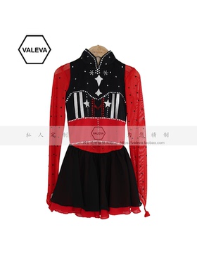 VALEVA花样滑冰表演服儿童成人滑冰演出服女童比赛考级专业定制
