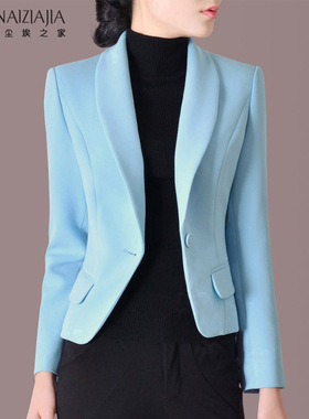 2025早春夏新款外套小西装女修身显瘦短外套长袖韩版休闲西服女装