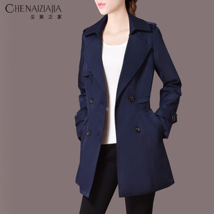 尘埃之家小个子风衣女短款韩版2025春装新款中长款流行外套女春季