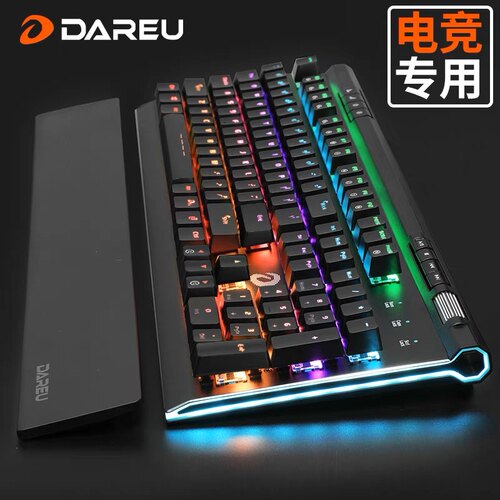 DAREU达尔优EK812真机械键盘青茶轴电竞游戏办公有线ck560键盘lol