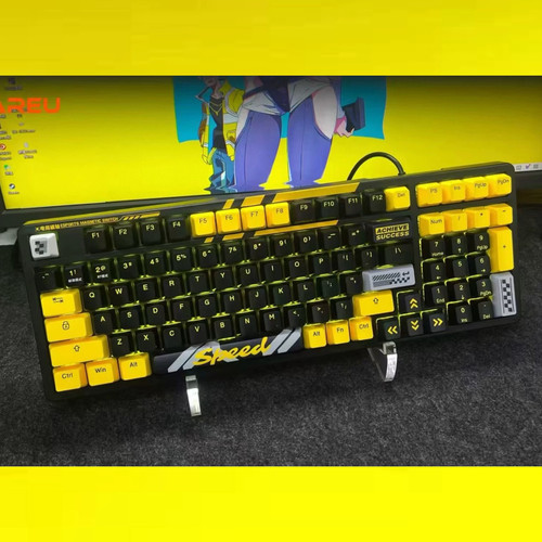 dareu达尔优牧马人ck100max磁轴机械键盘电竞FPS吃鸡游戏有线键盘