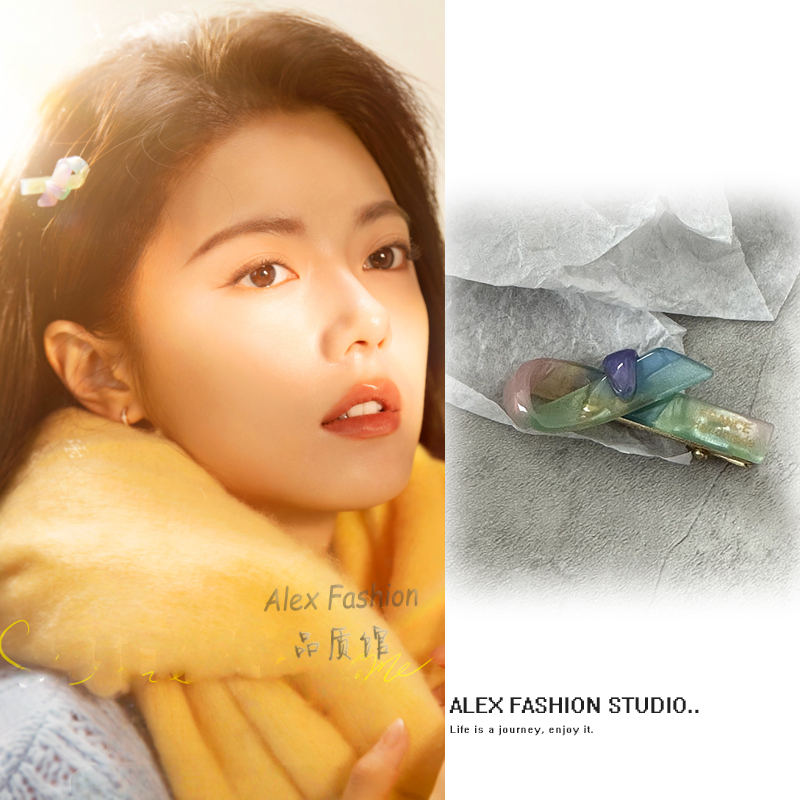 骄阳似我聂曦光赵今麦同款发夹甜美蝴蝶结鸭嘴夹可爱侧边夹刘海夹