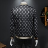 2025假模新款高端品质韩版男士立领夹克外套QT6012AFD7787-P145，男装夹克，钱塘6012-1(原3012-1)