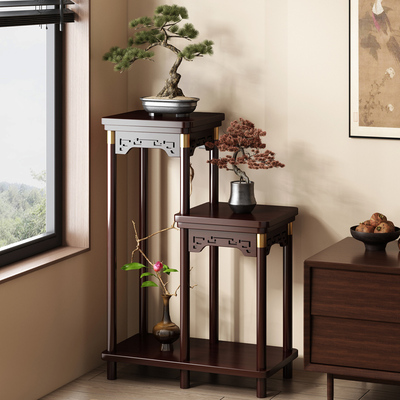 中式花架落地式花盆花台